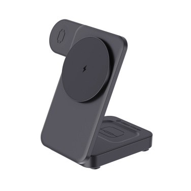 Logo trade promotional items picture of: Urban Vitamin Arcadia RCS rplastic 15W 3in1 magnetic charger