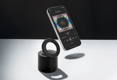Logo trade promotional giveaways picture of: Magpulse RCS recycled plastic 3W speaker w/magnetic holder