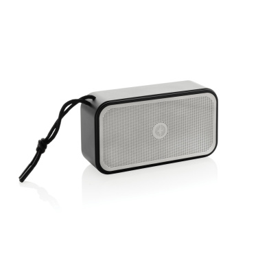 Logo trade promotional merchandise image of: Swiss Peak RCS recycled aluminium 10W bass speaker