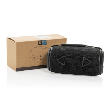 Logotrade promotional gift image of: Prisma RCS recycled plastic IPX 4 waterpoof 16W speaker