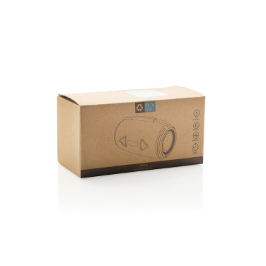 Logo trade promotional gifts image of: Prisma RCS recycled plastic IPX 4 waterpoof 16W speaker