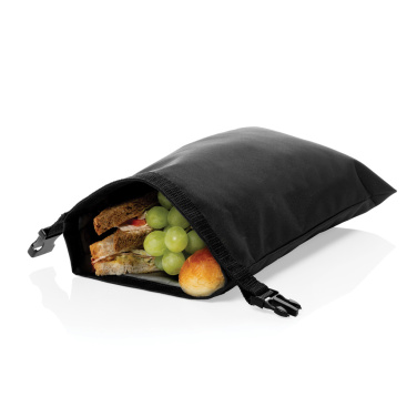 Logotrade advertising products photo of: Snackstrap AWARE™ RPET foldable lunchbag 30x20CM