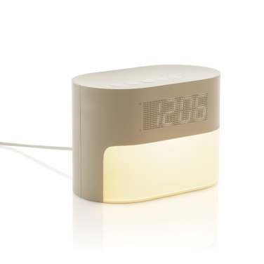 Logo trade promotional giveaway photo of: LumaRise RCS reycled plastic white noise alarm clock