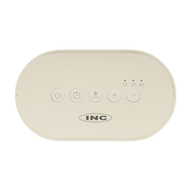 Logotrade promotional items photo of: LumaRise RCS reycled plastic white noise alarm clock