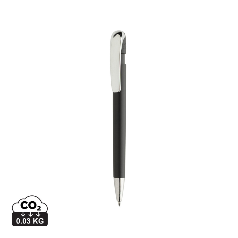 Logotrade promotional item picture of: Glide GRS certified R-ABS Metal Clip Pen