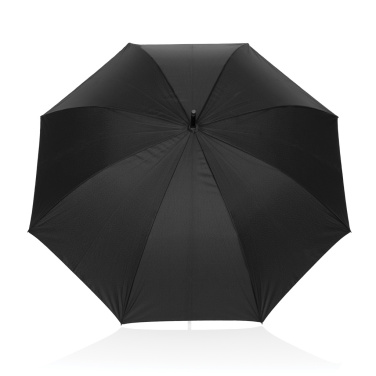 Logo trade promotional items image of: Swiss Peak Vero Aware™ RPET 25” umbrella w luxe handle
