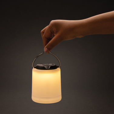 Logotrade promotional product picture of: Limio RCS recycled plastic portable re-chargeable table lamp