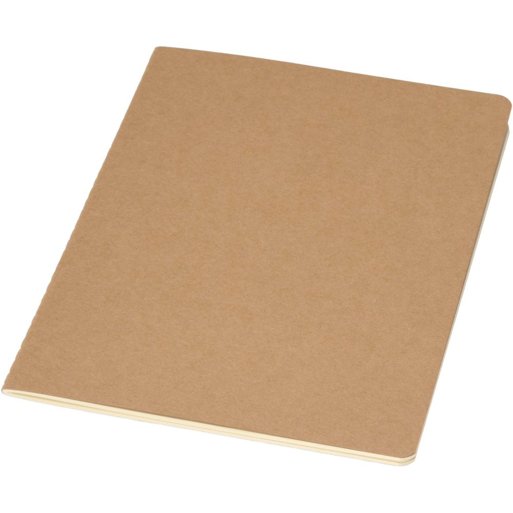 Logo trade promotional gift photo of: Slyk A5 kraft cahier notebook with ruled pages