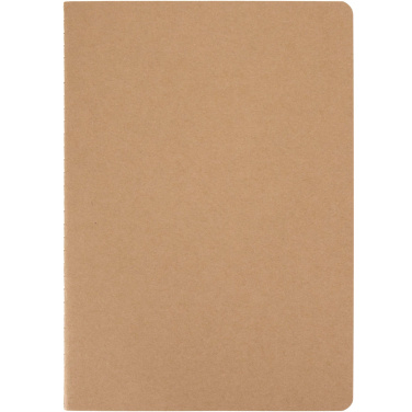 Logo trade promotional items picture of: Slyk A5 kraft cahier notebook with ruled pages