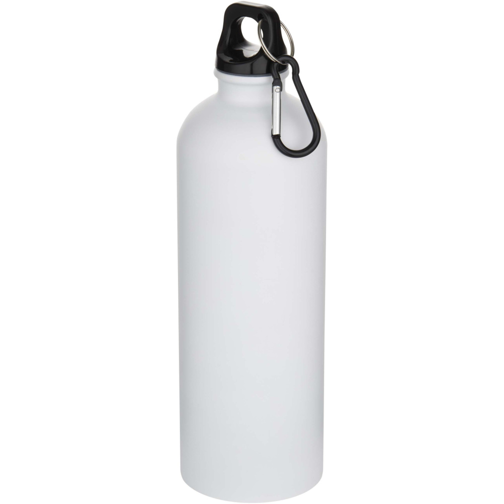 Logotrade promotional merchandise image of: Oregon 750 ml matte RCS recycled single wall stainless steel water bottle with carabiner