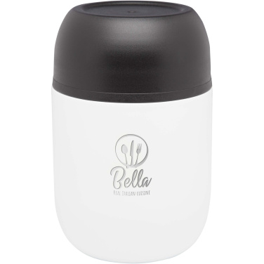 Logo trade promotional products image of: Supo 480 ml double-walled recycled stainless steel lunch pot