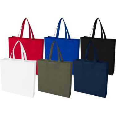 Logotrade advertising product image of: EcoSeal GRS recycled nonwoven gusset tote bag 12L