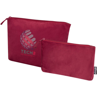 Logo trade promotional products picture of: Swift GRS recycled velvet toiletry bag set