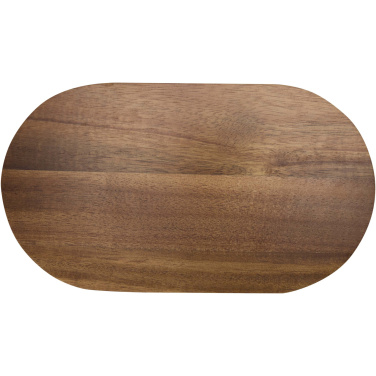 Logo trade promotional giveaways image of: Edge acacia wood serving tray