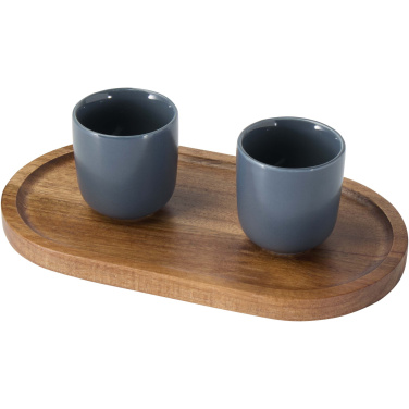 Logo trade promotional gifts image of: Edge acacia wood serving tray