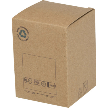 Logo trade promotional products picture of: Hunor 3W recycled plastic wireless speaker