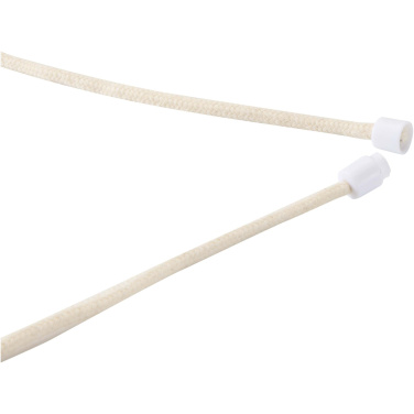 Logotrade promotional item picture of: Adhab smartphone lanyard with bamboo details