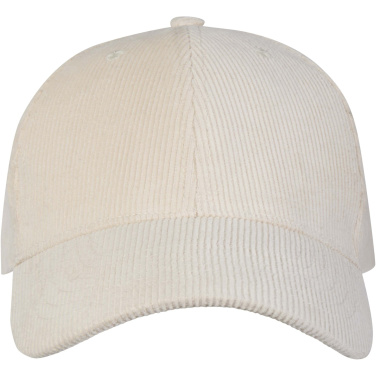 Logo trade advertising products image of: Hutton 6 panel recycled corduroy cap
