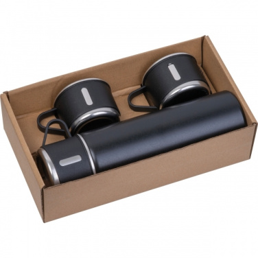 Logo trade promotional items image of: Insulated bottle set ICELAND