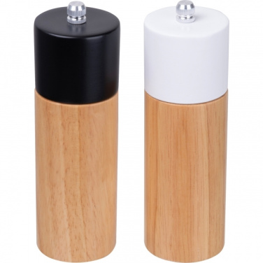 Logo trade promotional gifts picture of: Salt & pepper mill set DAKAR