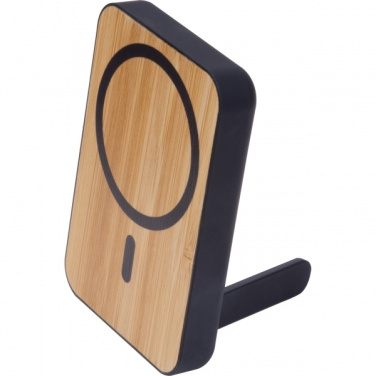 Logo trade promotional giveaways image of: Wireless power bank 5 000 mAh CAIRO