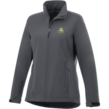 Logo trade promotional giveaways picture of: Maxson women's softshell jacket