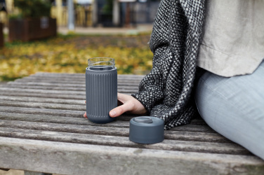 Logo trade promotional gifts image of: Black+Blum Glass Travel Cup 340ML