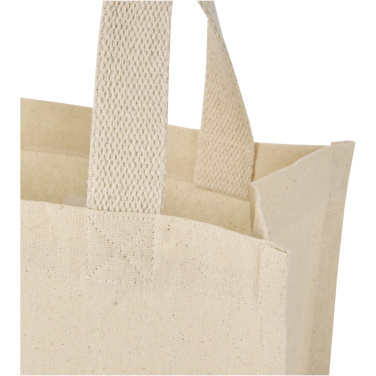 Logo trade promotional items picture of: Odessa 220 g/m² GRS recycled cotton mini gusset tote bag 9L