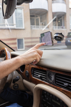 Logo trade advertising products image of: Terra 360 RCS recycled plastic universal phone holder