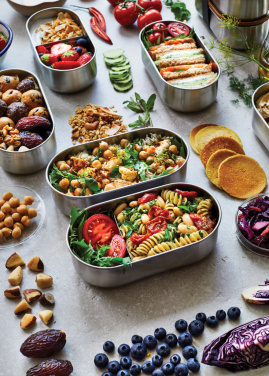 Logotrade promotional items photo of: Black+Blum Stainless Steel Double Bento Box