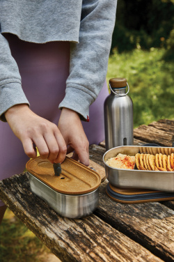 Logo trade promotional products image of: Black+Blum Stainless Steel Double Bento Box