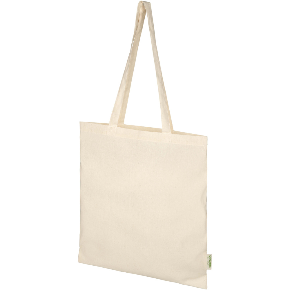 Logo trade corporate gifts image of: Odisha 100 g/m² OCS organic tote bag 7L
