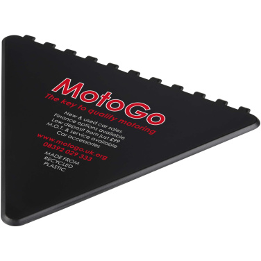Logo trade corporate gift photo of: Frosty triangular recycled plastic ice scraper
