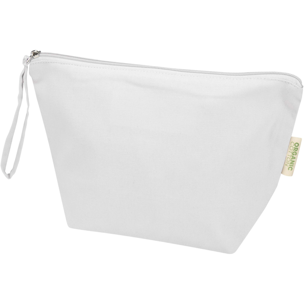 Logo trade corporate gift photo of: Odisha 180 g/m² OCS organic large accessory pouch 3L