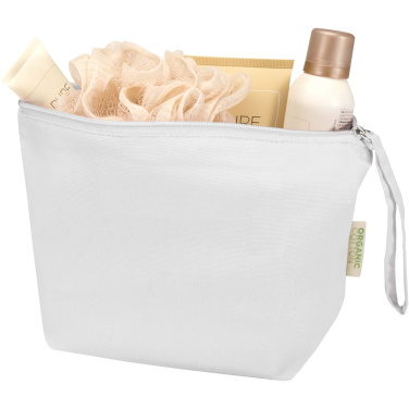 Logo trade promotional items picture of: Odisha 180 g/m² OCS organic large accessory pouch 3L