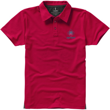 Logo trade corporate gifts picture of: Markham short sleeve men's stretch polo