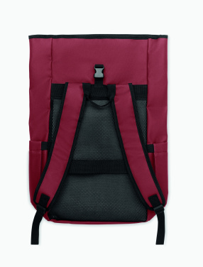 Logotrade promotional product picture of: Rolltop laptop rucksack 600D
