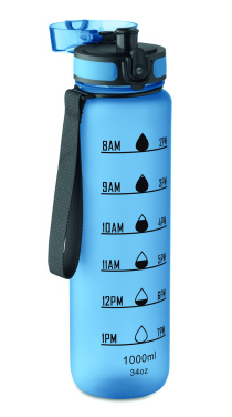 Logo trade advertising products image of: Sports water bottle RPET 1L