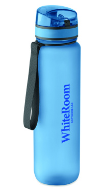 Logotrade promotional giveaway image of: Sports water bottle RPET 1L