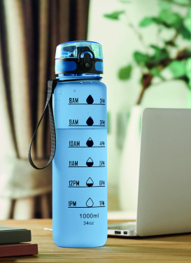 Logo trade promotional products picture of: Sports water bottle RPET 1L