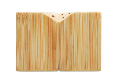 Logotrade promotional giveaway picture of: Bamboo salt & pepper set