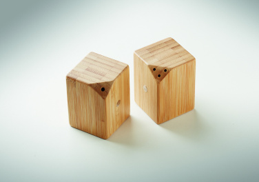 Logotrade advertising product picture of: Bamboo salt & pepper set