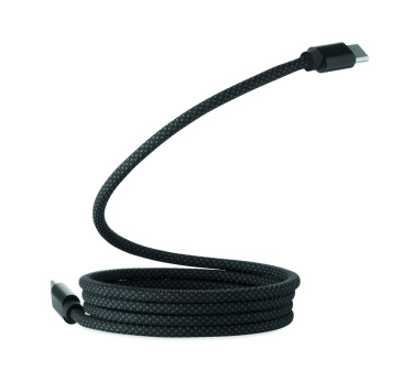 Logotrade promotional product image of: Braided magnetic cable in RPET