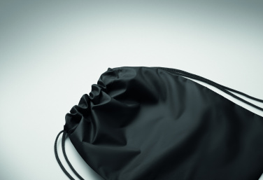 Logo trade promotional merchandise image of: Kids drawstring bag 190T RPET