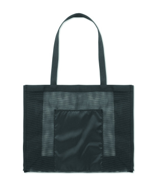 Logo trade promotional gifts image of: RPET mesh shopping bag