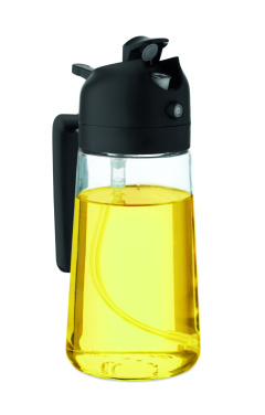Logo trade promotional gift photo of: Glass oil dispenser & sprayer