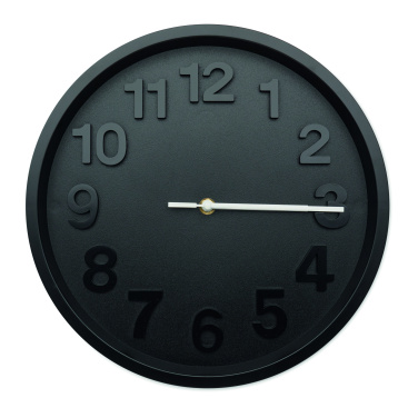Logo trade business gift photo of: Wall clock in PP