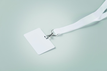 Logo trade promotional gift photo of: Lanyard badge 54 x 86mm