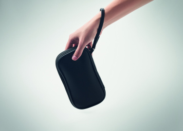 Logo trade business gifts image of: Tech organiser pouch 600D RPET