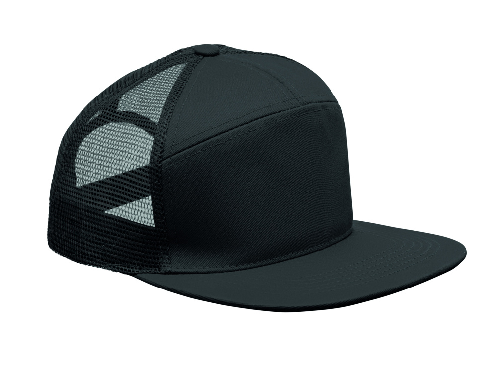 Logotrade advertising product picture of: 7 panel flat visor cap